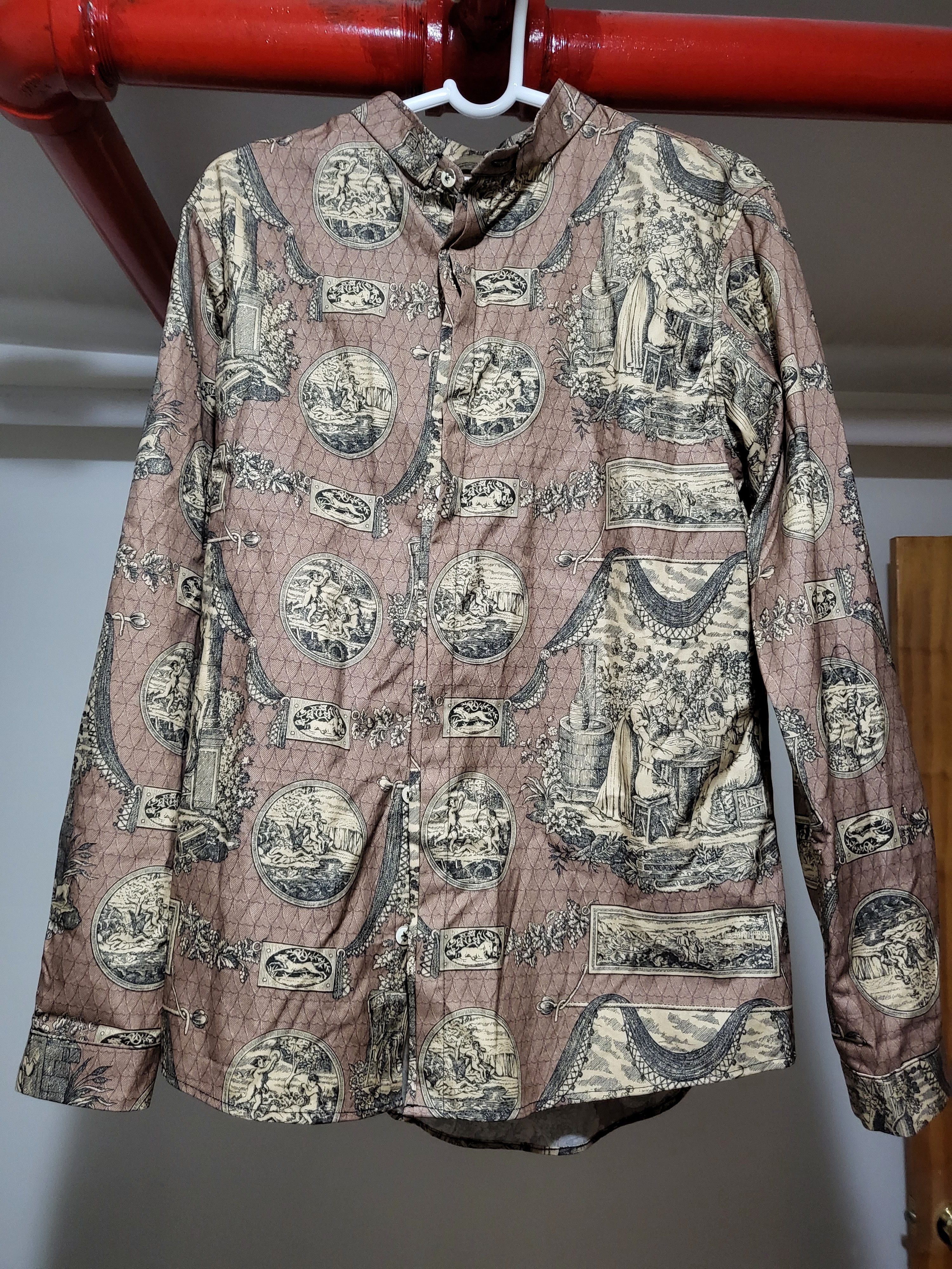 image of Zam Barrett Shirt Button Down in Mix, Men's (Size Medium)