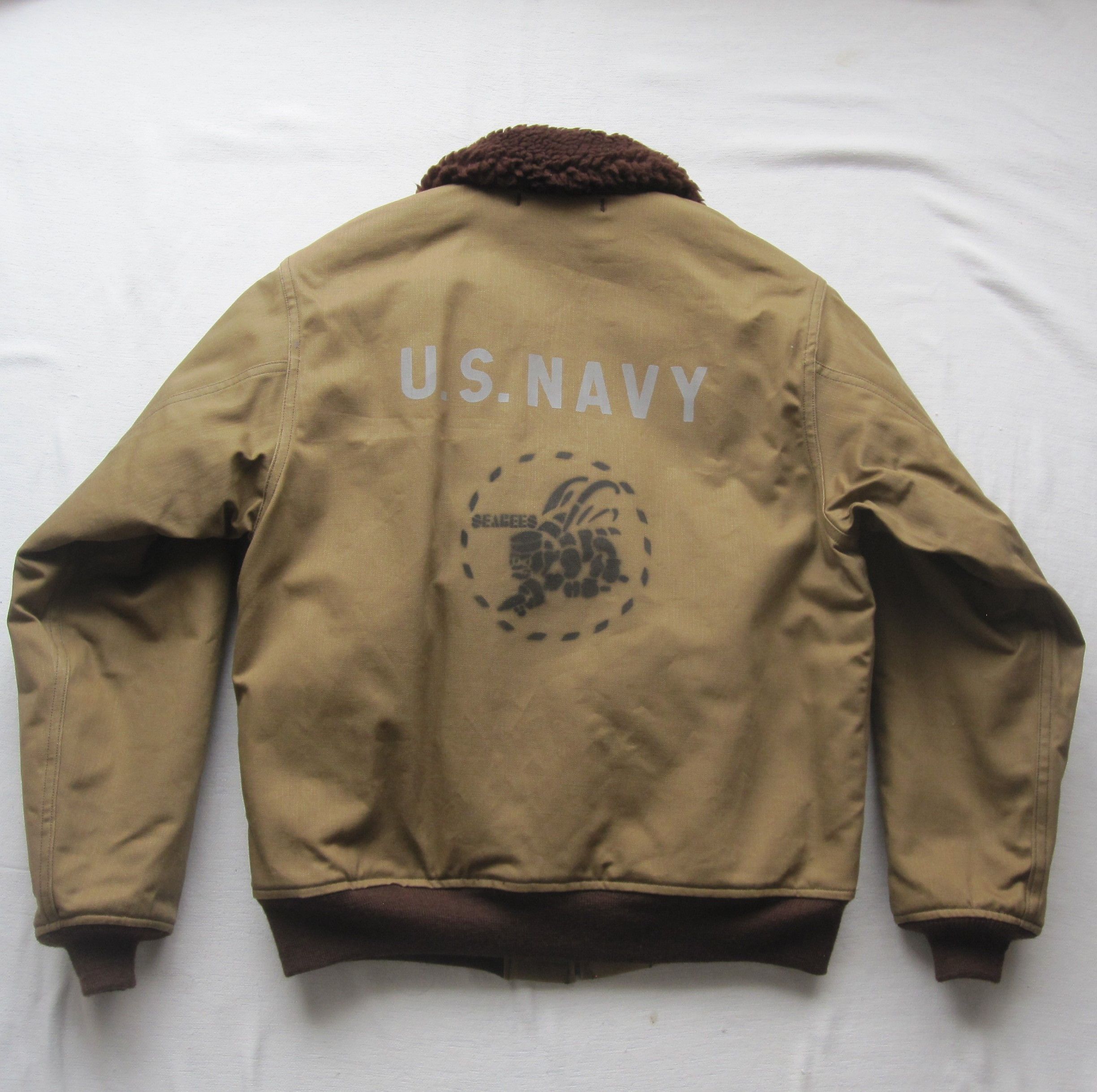 Freewheelers “USN GROUND CREW JACKET” 40 CIVILIAN MODEL Size US M / EU 48-50 / 2 - 2 Thumbnail