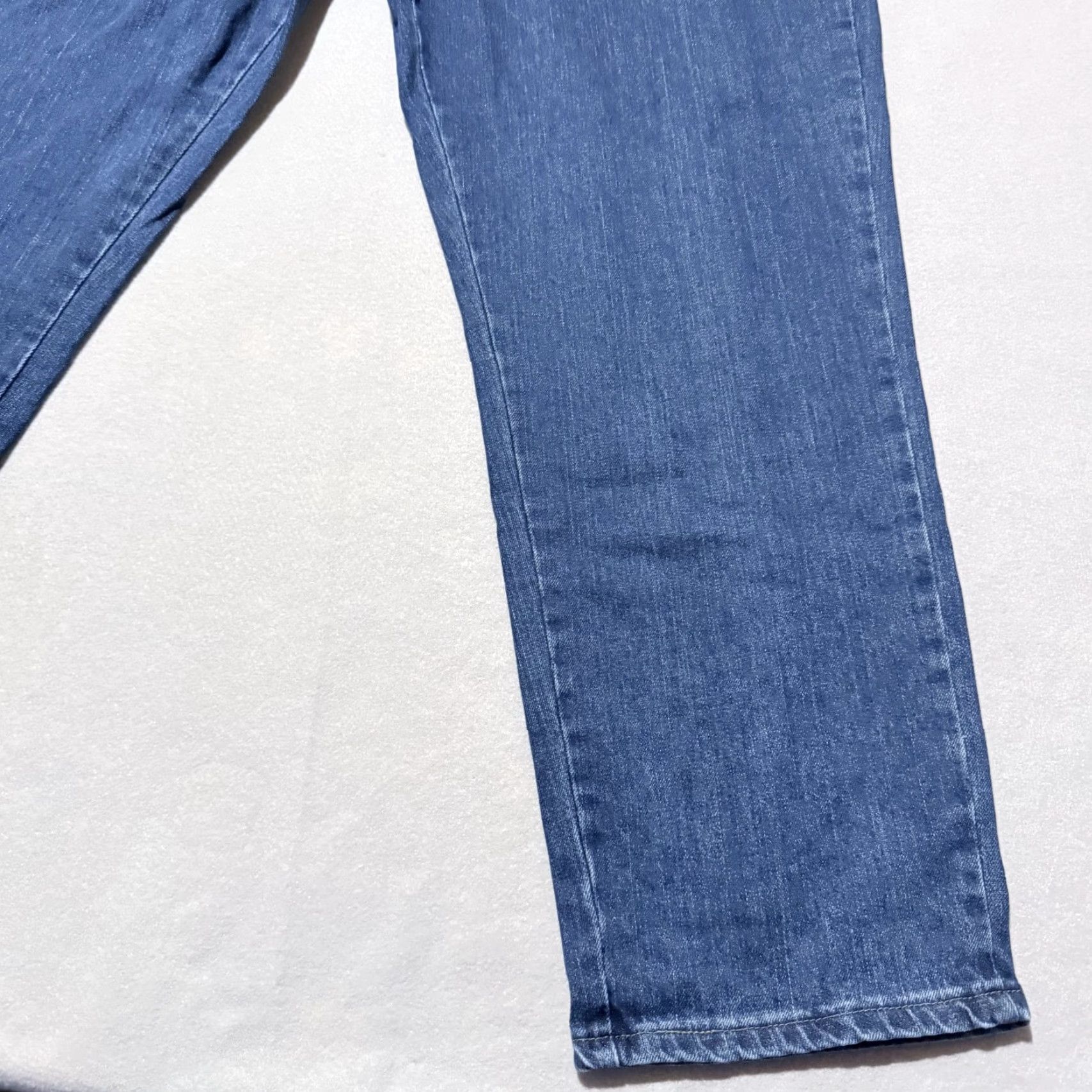Lee Lee Jeans Pepperstone Denim Relaxed Tapered Jeans Women 18 Medium Pepperstone Blue 5-Pocket Elastic Waist Size 24" / US 00 / IT 34 - 5 Thumbnail