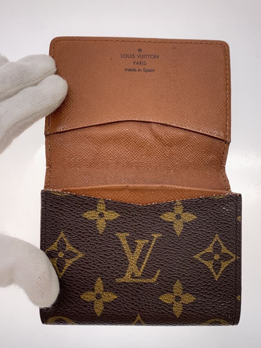 Louis Vuitton Louis Vuitton Monogram Canvas Envelope Carte de Visite Brown Size ONE SIZE - 4 Thumbnail