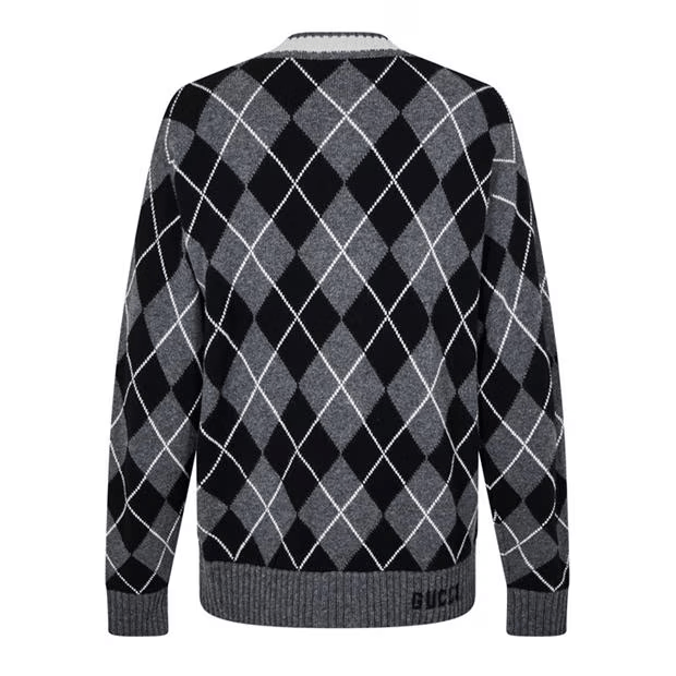 Gucci Argyle Cardigan Size US L / EU 52-54 / 3 - 6 Thumbnail