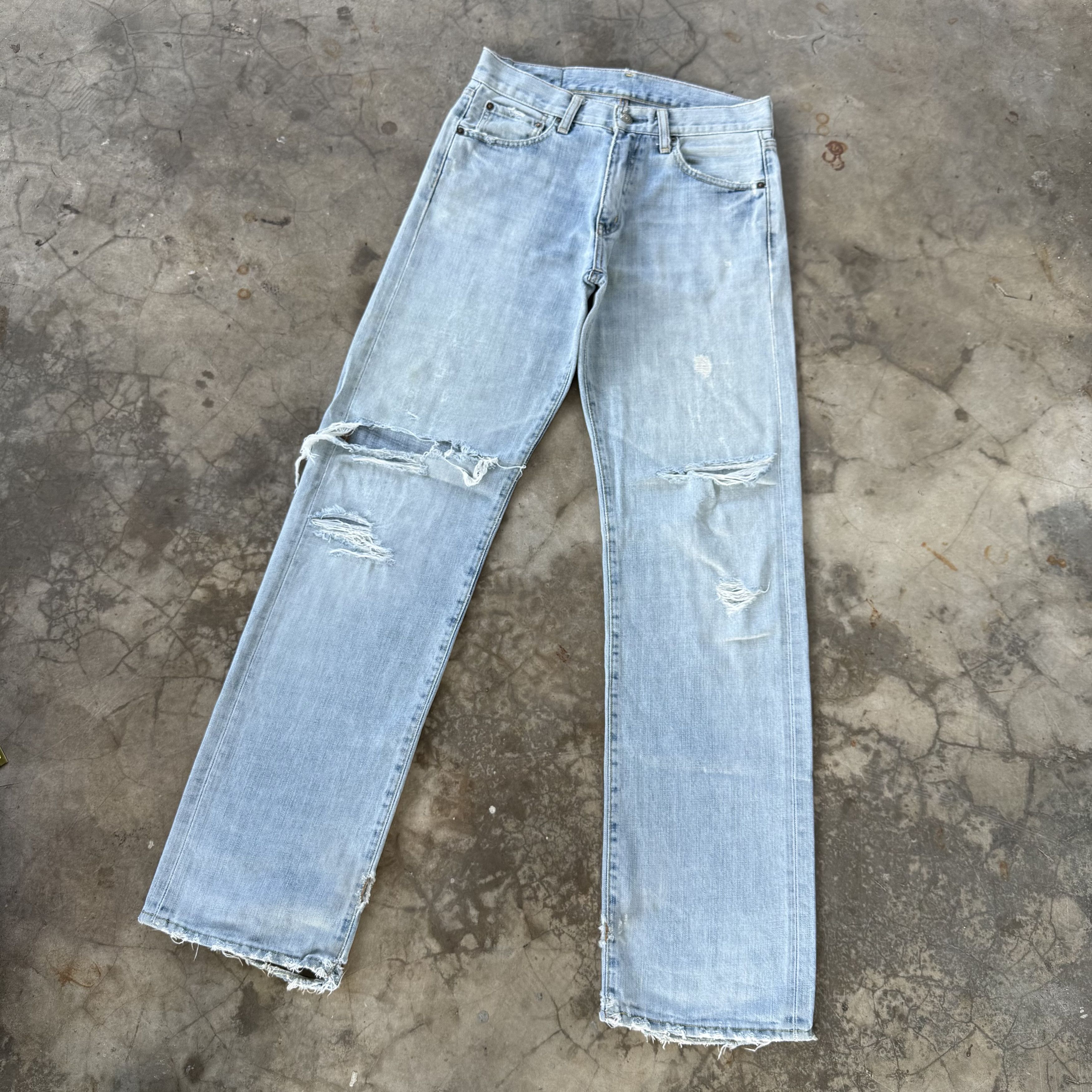 Japanese Brand Vintage Japan S003 Faded Denim Jean Pants Size US 30 / EU 46 - 5 Thumbnail