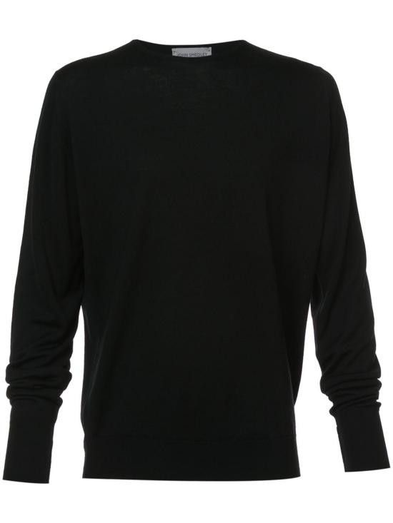 John Smedley JOHN SMEDLEY Men Sweater MARCUS BLACK Size US S / EU 44-46 / 1 - 1 Thumbnail