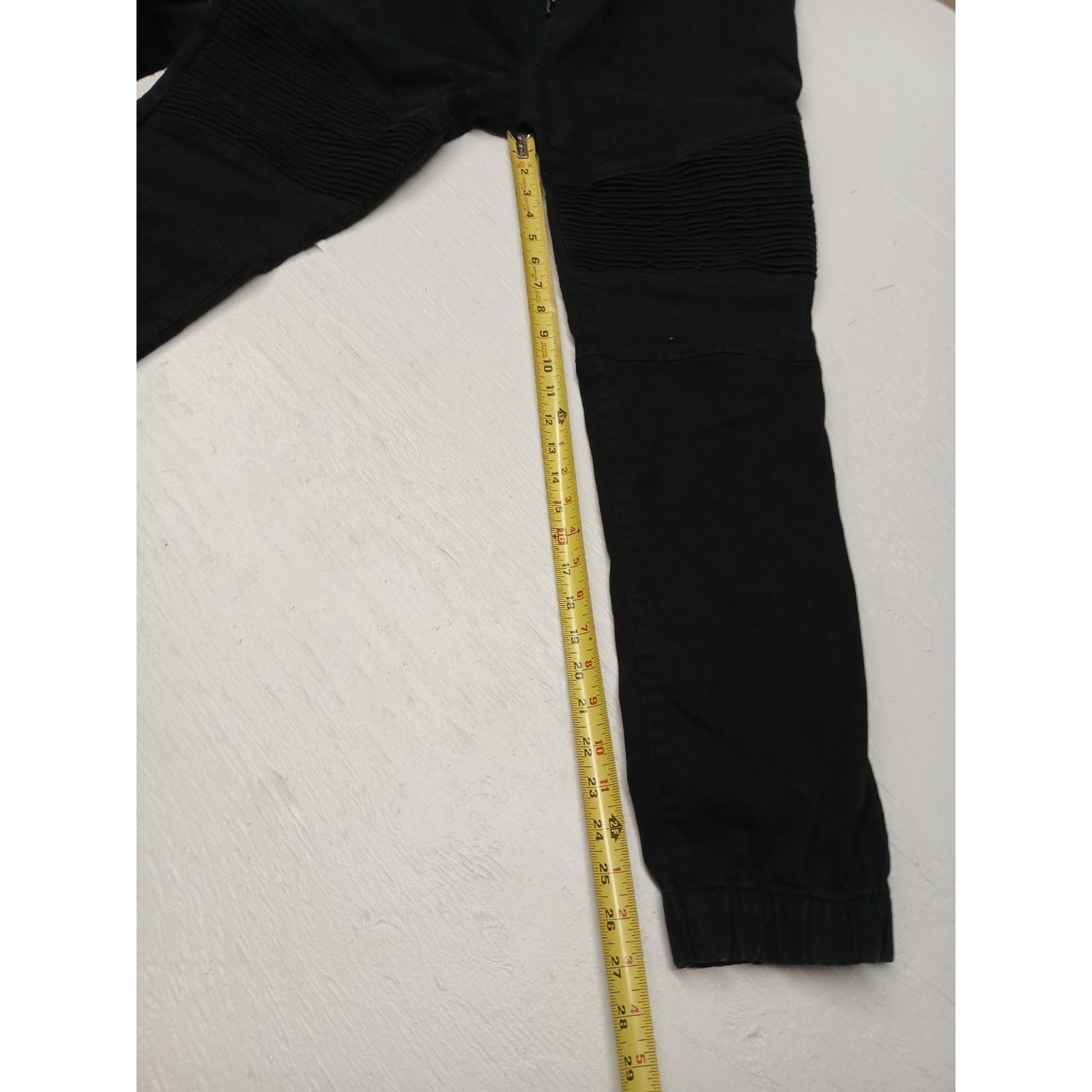 Other Steve's (Large) Black Skinny Ruffled Style Jeans Size 36" / US 14 / IT 50 - 3 Thumbnail