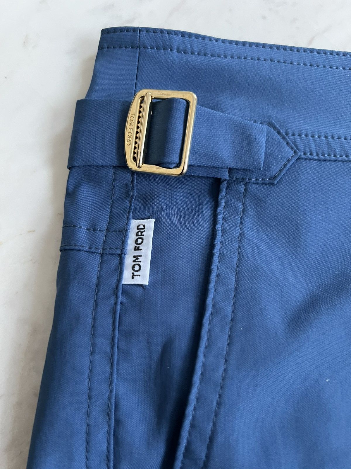 Tom Ford TOM FORD P Compact Swim Shorts 54 ITALY Blue Swimwear Size US 44 / EU 60 - 6 Thumbnail