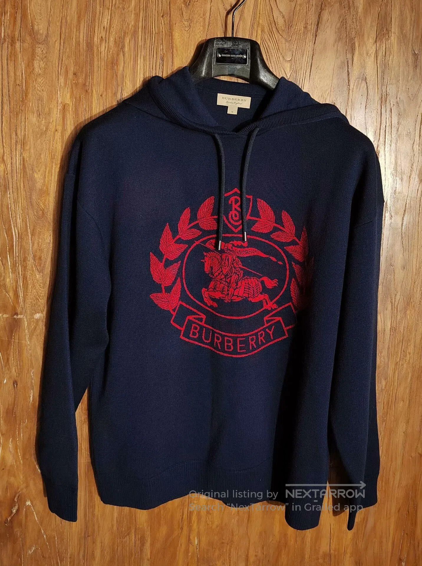 Burberry Burberry Hooded Sweatshirt in Blue. Size US M / EU 48-50 / 2 - 1 Thumbnail