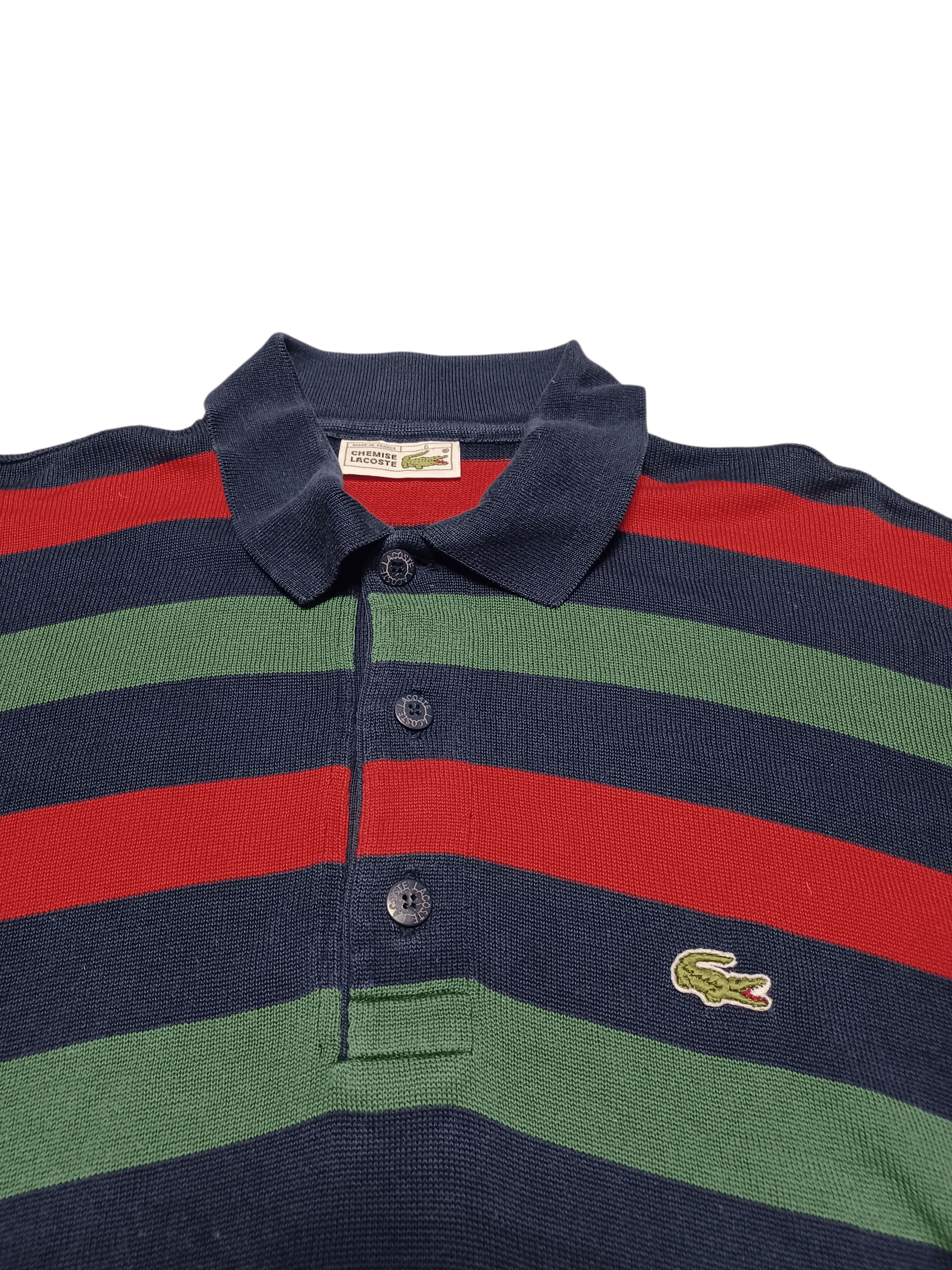 Lacoste LACOSTE VINTAGE LUXURY MADE IN FRANCE 1/3 LIGHT SWEATER Size US XL / EU 56 / 4 - 2 Thumbnail