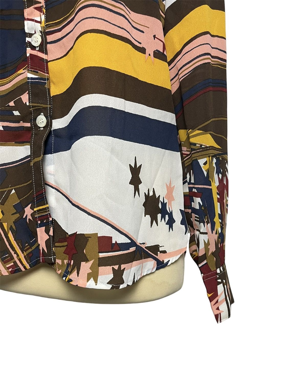 Hysteric Glamour 1990s Hysteric Glamour Abstract Stars Blouse Size M / US 6-8 / IT 42-44 - 8 Thumbnail