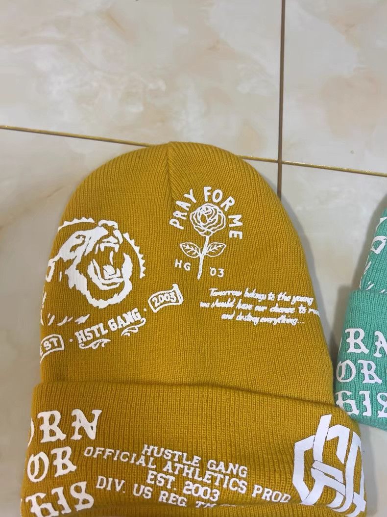 Hustle Gang HUSTLE GANG Knit Beanie Size 40 - 6 Thumbnail