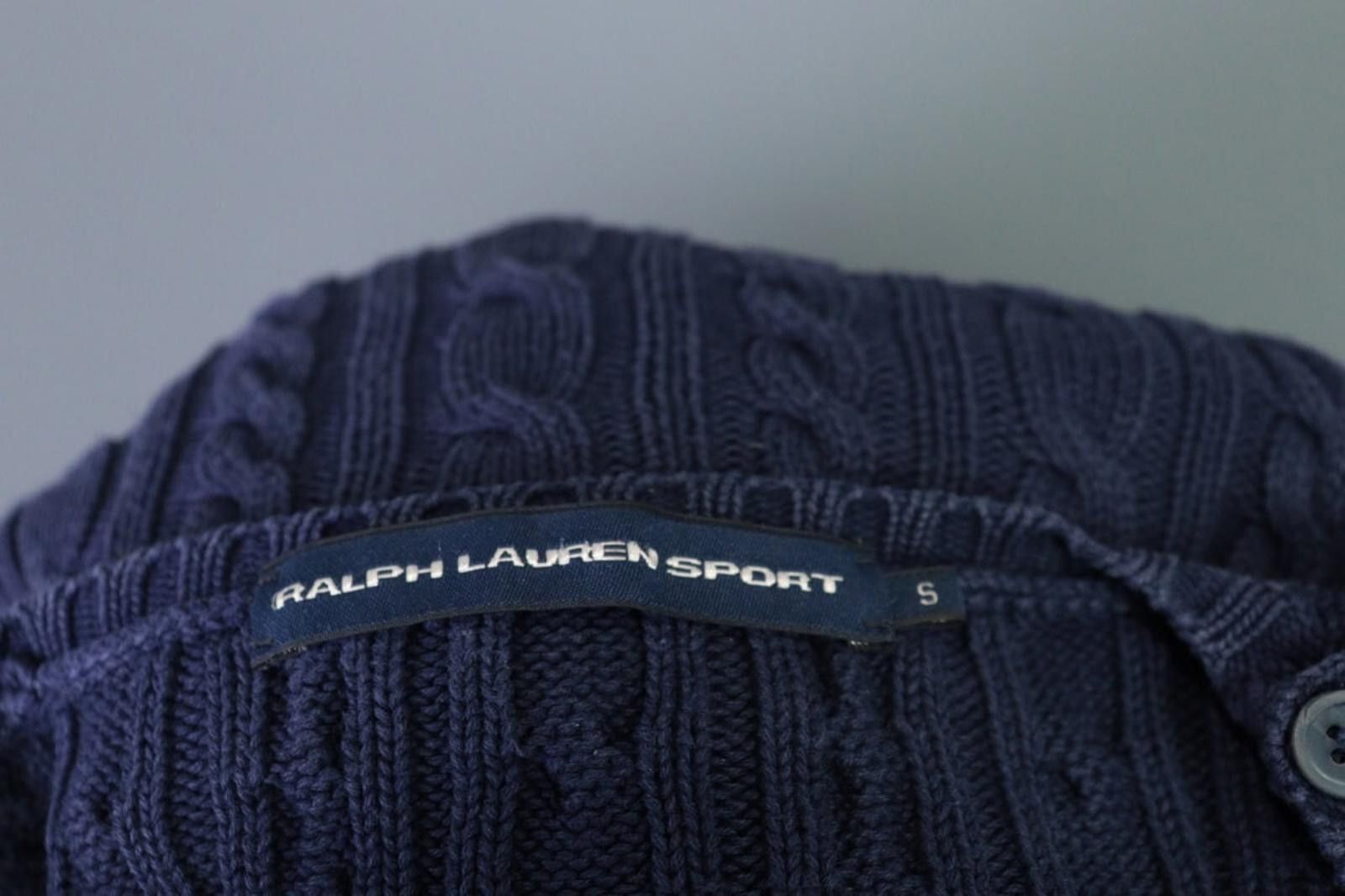 Polo Ralph Lauren Ralph Lauren Blue Cable Knit Crew Neck Sweater Size S Size S / US 4 / IT 40 - 12 Thumbnail