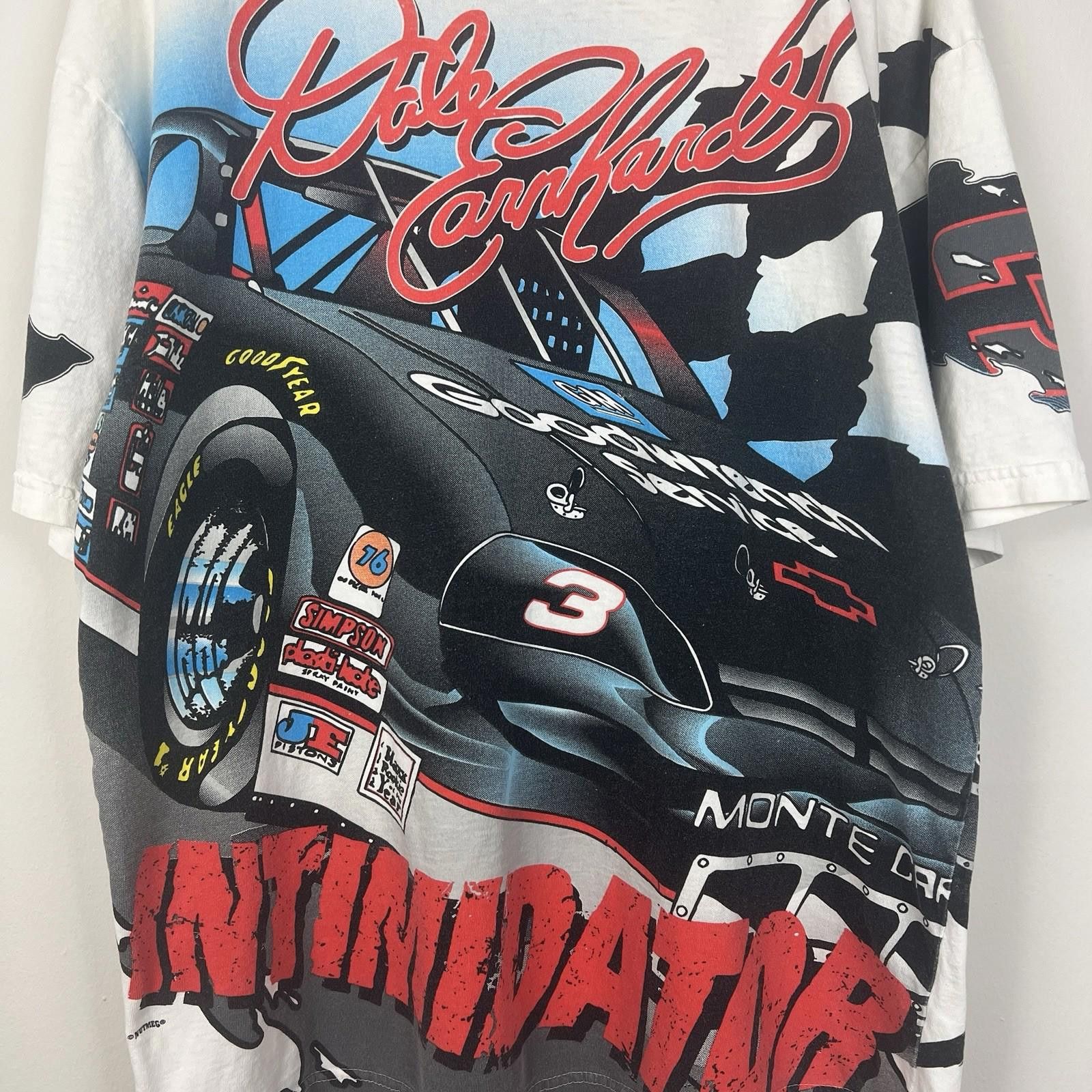 Other Vintage 90s Dale Earnhardt NASCAR Intimidator AOP T Shirt XL Size US XL / EU 56 / 4 - 2 Thumbnail