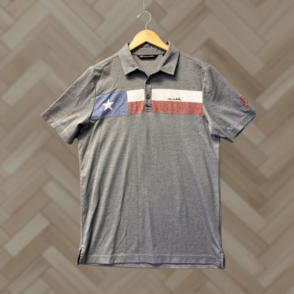 TravisMathew Travis Mathew Polo Shirt Mens M Light Gray Golf Colorblock Polo Shirt M Mens Gray 90s style? Size US M / EU 48-50 / 2 - 1 Thumbnail