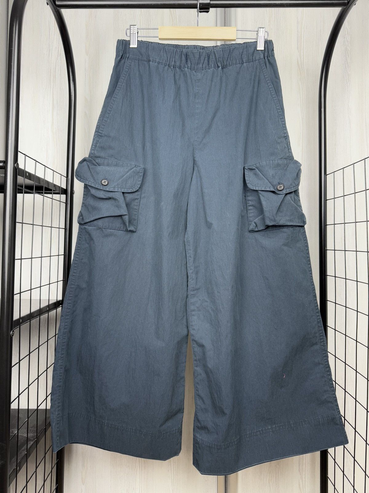 Other J&M Davidson Dark Blue Baggy Parachute Sample Cargo pants Size 30" / US 8 / IT 44 - 2 Thumbnail