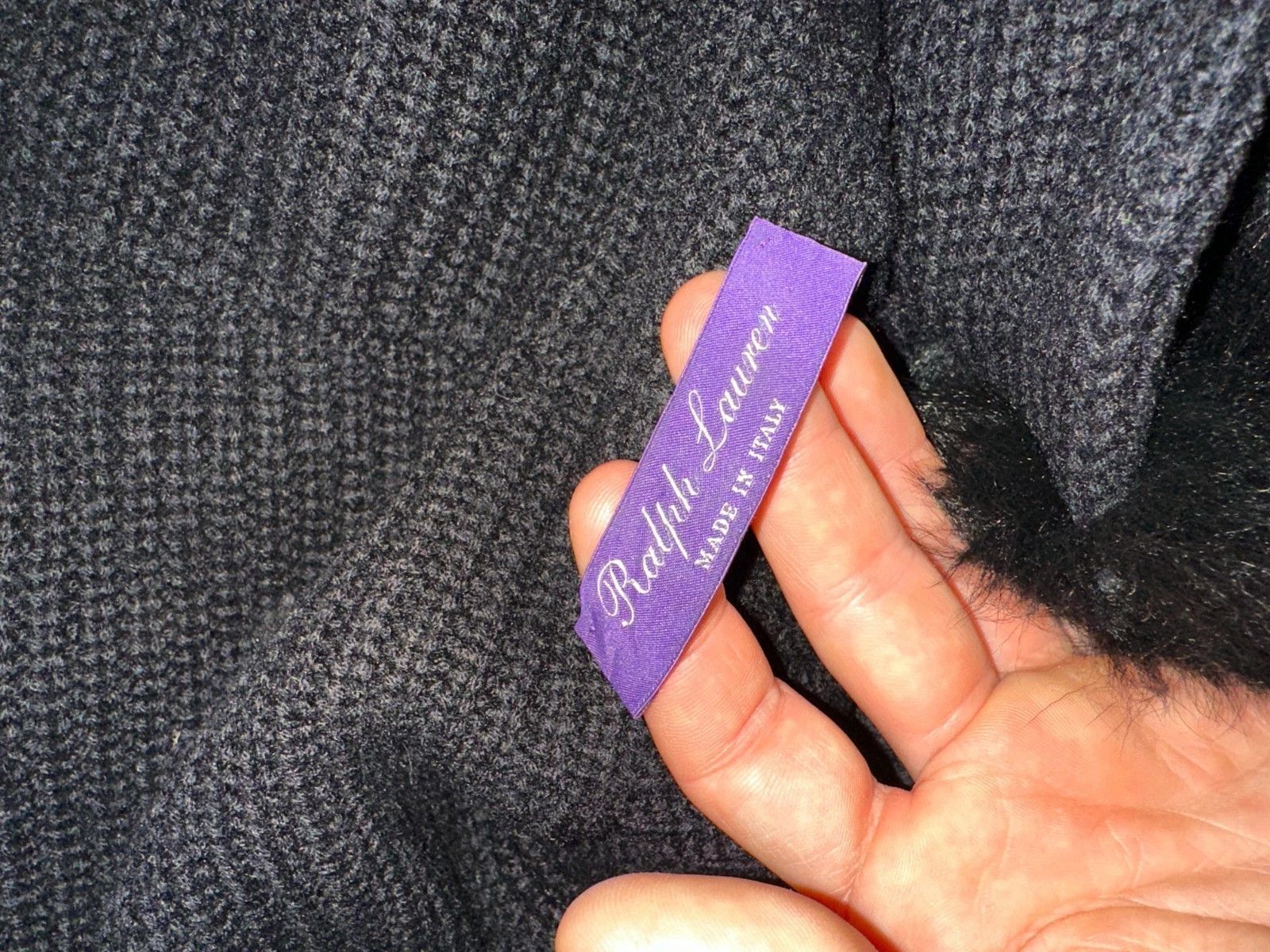Ralph Lauren Purple Label Rare 3300$ Ralph Lauren Purple Label Knit Vest Shearling M-L Size L / US 10 / IT 46 - 22 Thumbnail