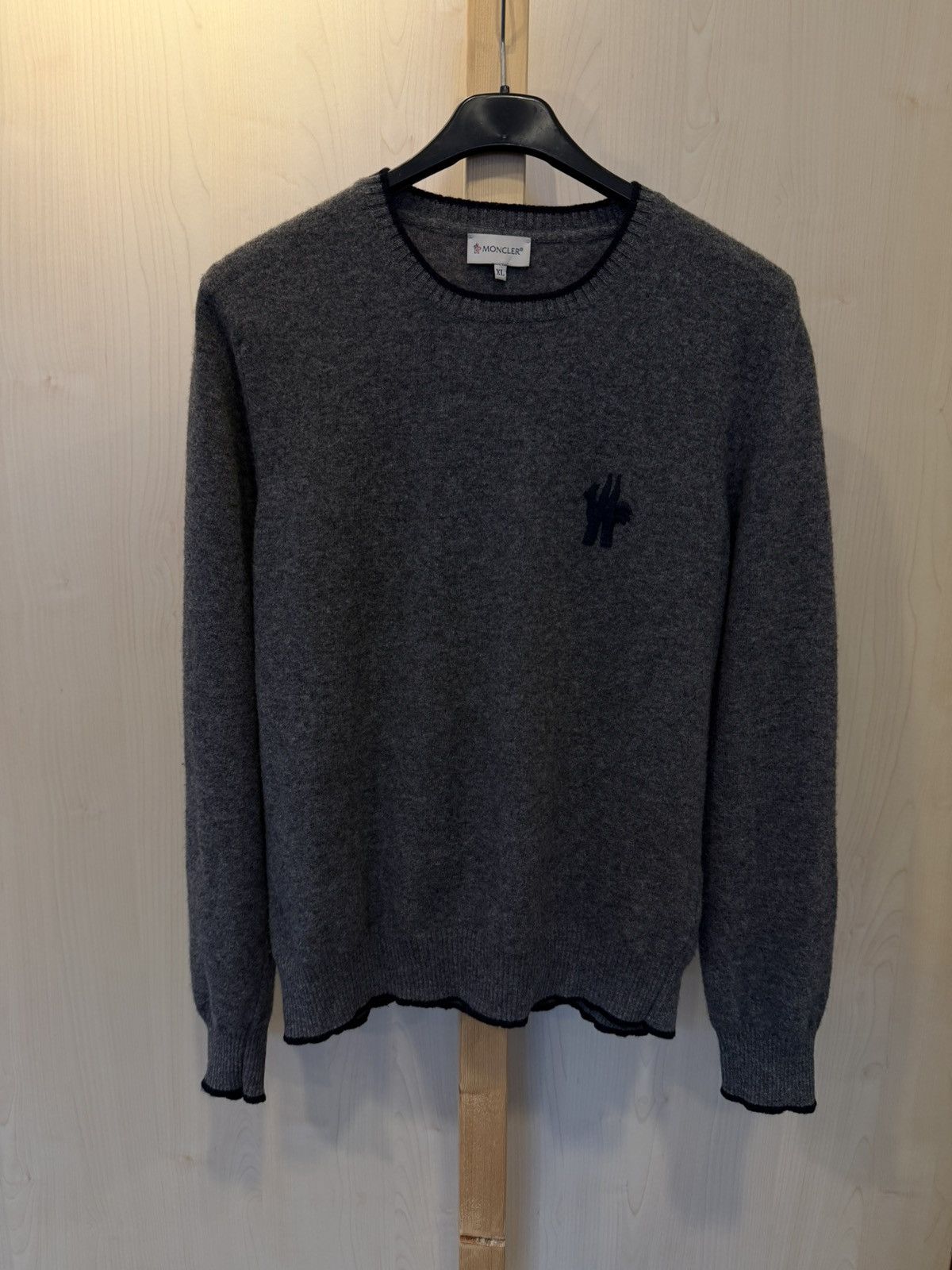 Moncler Moncler Vintage Grey Sweater 90s Rare Size US XS / EU 42 / 0 - 1 Thumbnail