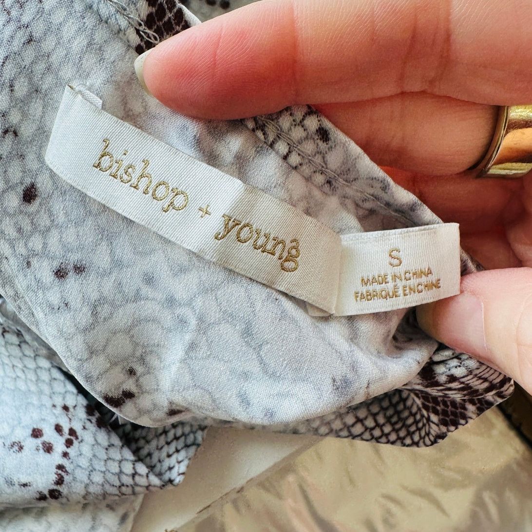 Other NWT Bishop + Young The Rain Python Tie Sleeveless Blouse S Size S / US 4 / IT 40 - 9 Thumbnail