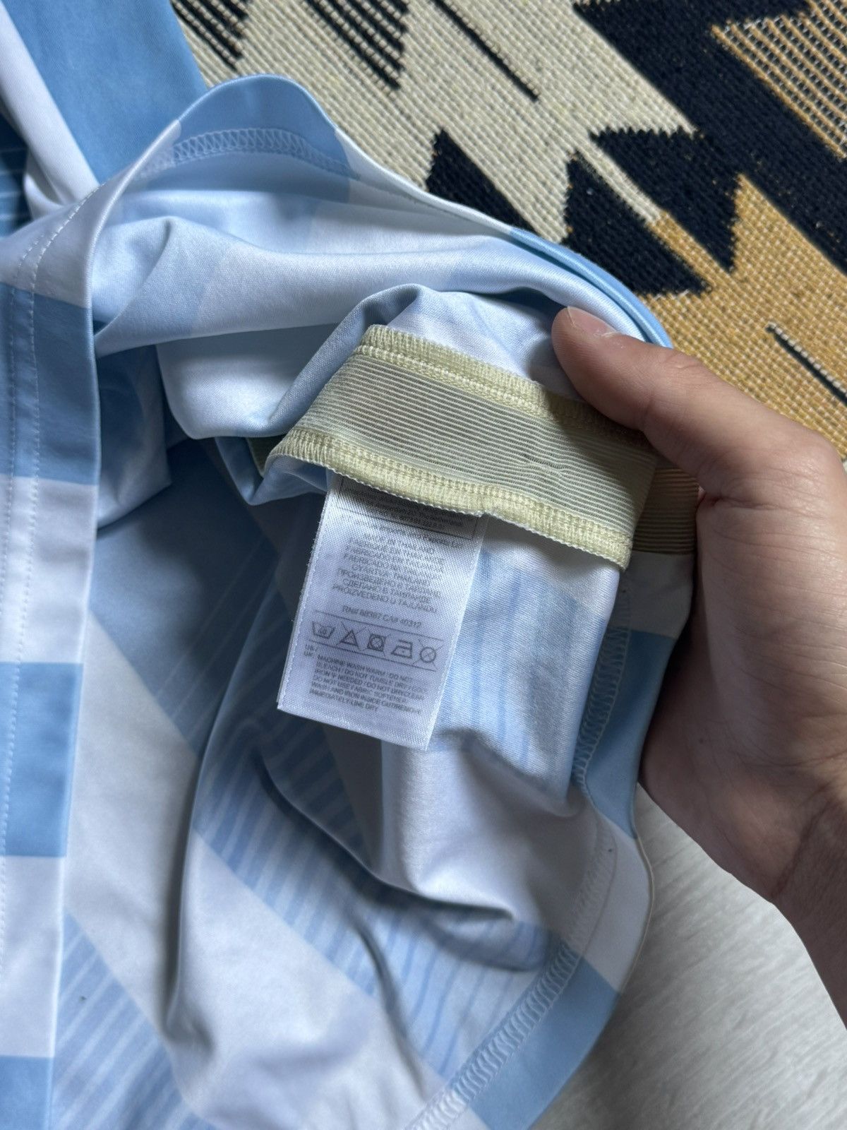 Adidas Vintage Adidas Argentina 2013/15 Blockcore Home Jersey Size US M / EU 48-50 / 2 - 14 Thumbnail