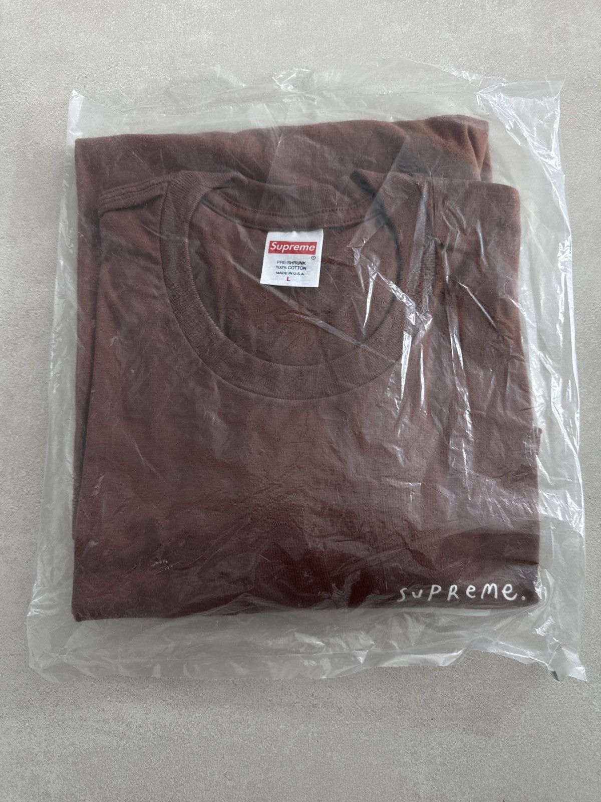 Supreme Supreme Yin Yang Tee Brown Large | Grailed