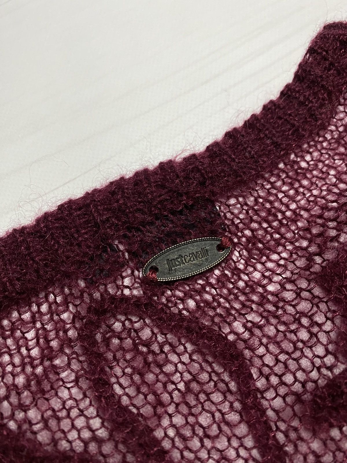 Just Cavalli Just Cavalli mohair blend lace-up knit sweater Size S / US 4 / IT 40 - 16 Thumbnail
