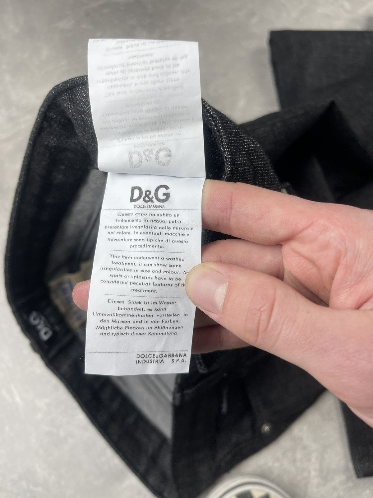 Dolce & Gabbana Vintage D&G Dolce & Gabbana Slimmy Jeans Y2K Black Denim Size 27" / US 4 / IT 40 - 17 Thumbnail