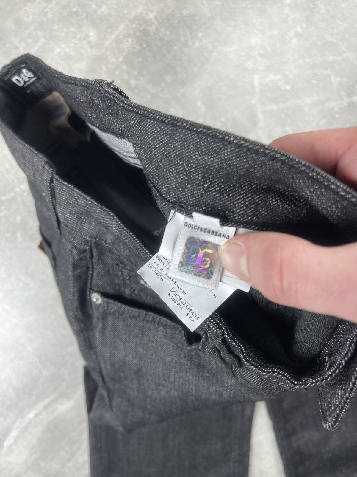 Dolce & Gabbana Vintage D&G Dolce & Gabbana Slimmy Jeans Y2K Black Denim Size 27" / US 4 / IT 40 - 14 Thumbnail