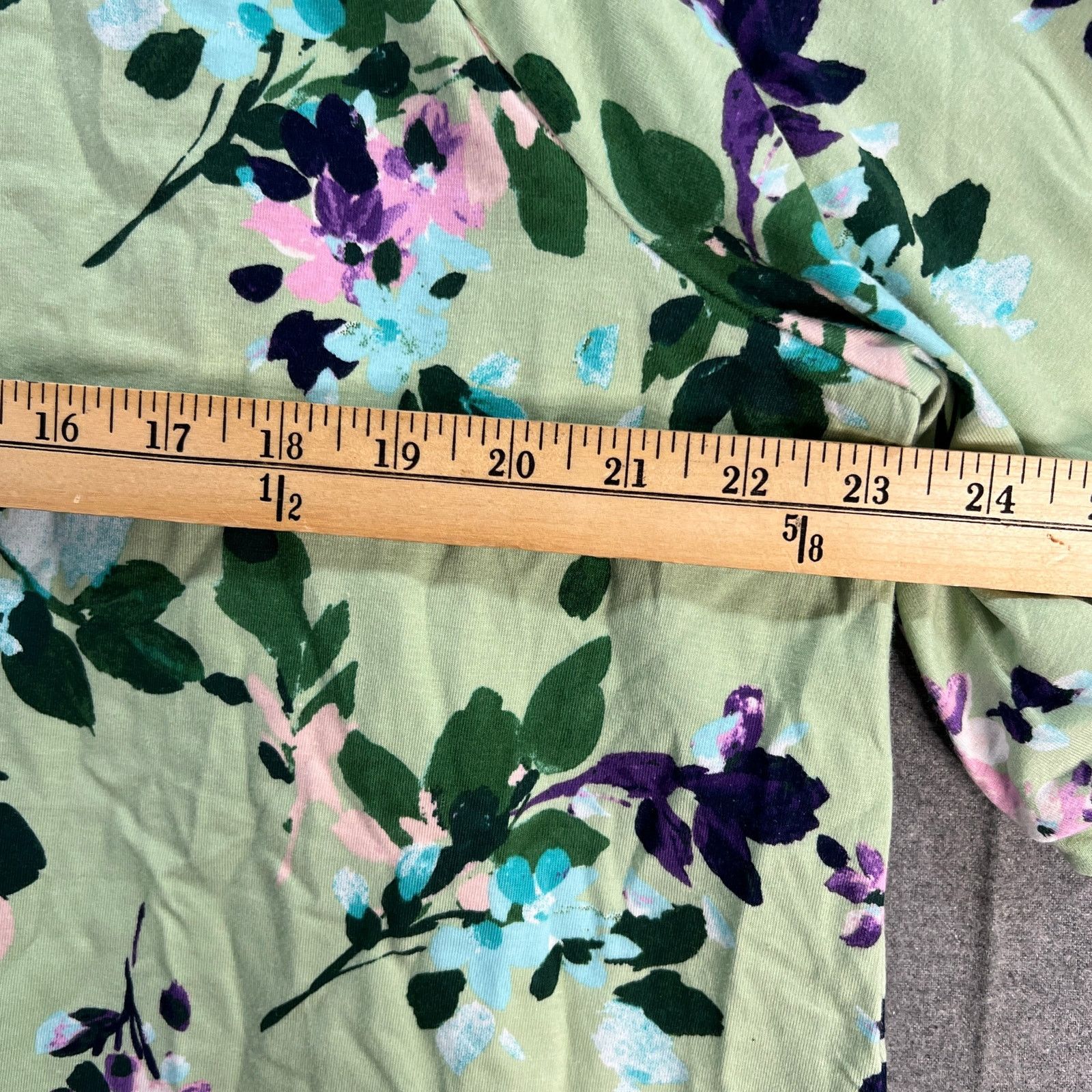 Denim & Co. Denim & Co. Printed Favorite Jersey Split Size XL / US 12-14 / IT 48-50 - 6 Thumbnail