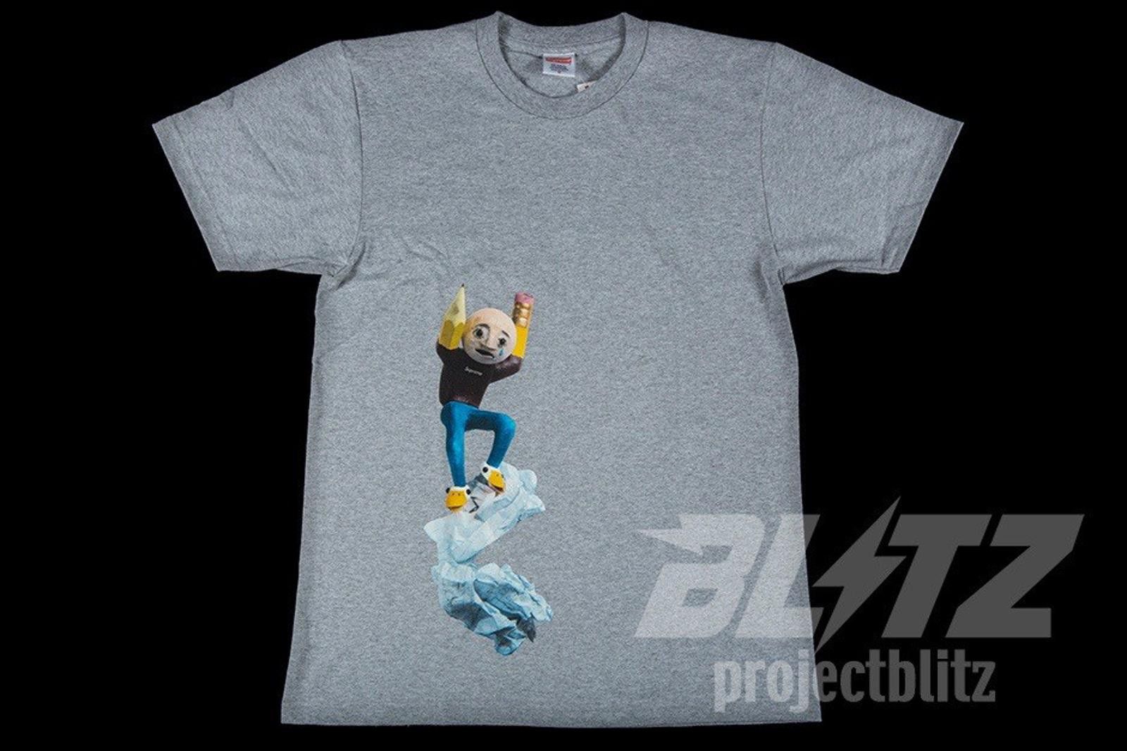 Supreme SS17 Supreme Mike Hill Regretter Tee Grey Size L T-Shirt Size US L / EU 52-54 / 3 - 2 Thumbnail