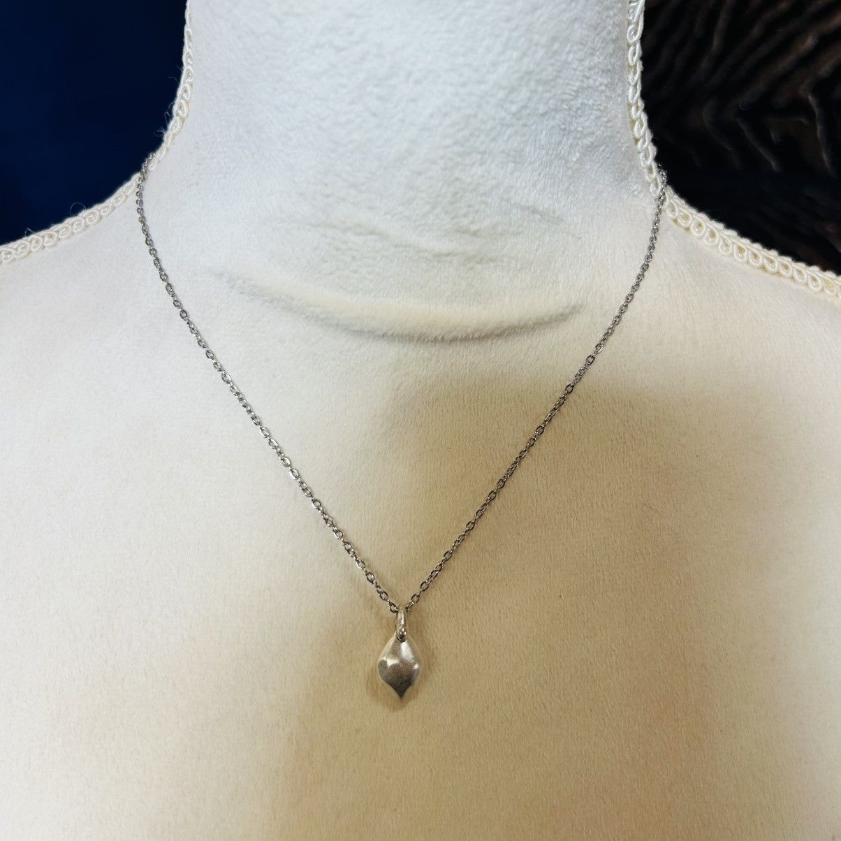 Handmade Handcrafted vintage Fossil pendant on chain necklace Size ONE SIZE - 2 Thumbnail