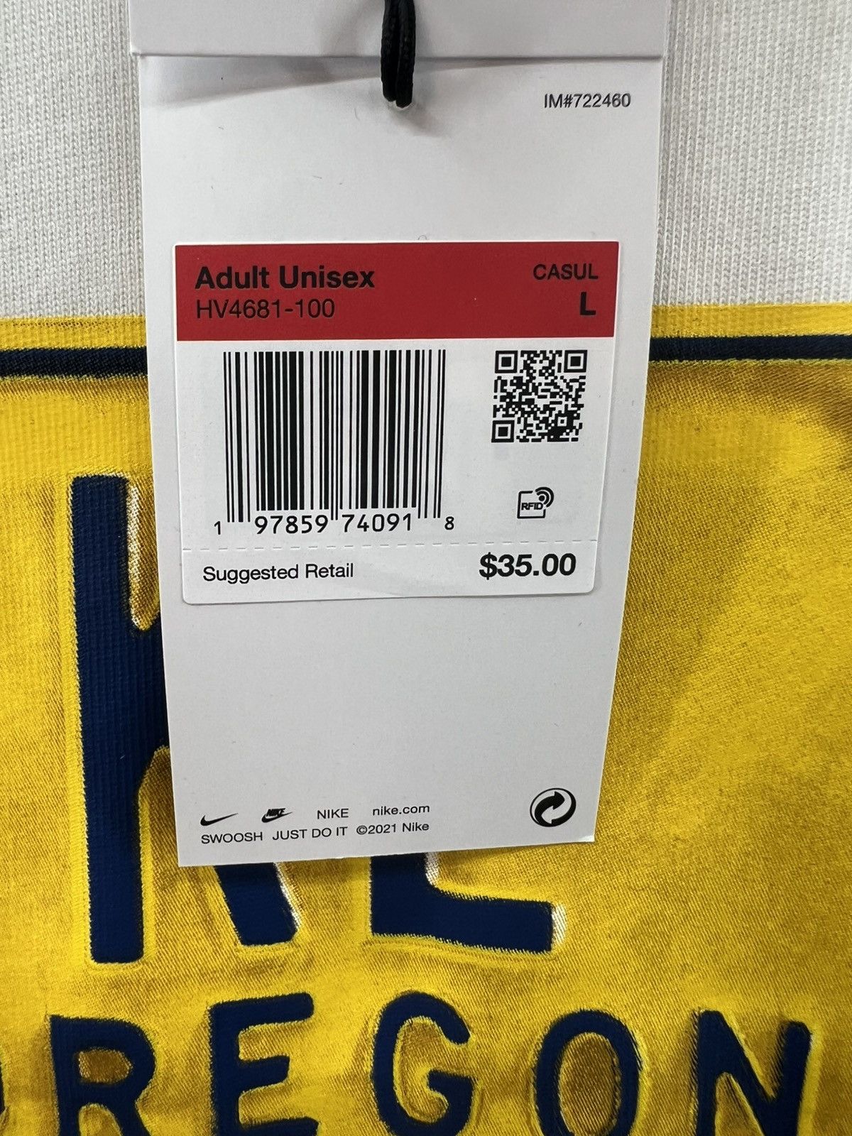 Nike Nike Rare Team Track Town License Plate Beaverton Oregon Tee Size US L / EU 52-54 / 3 - 4 Thumbnail