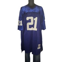 VTG Deion Sanders #21 Dallas Cowboys Blue Logo Athletic Jersey Men's XXL