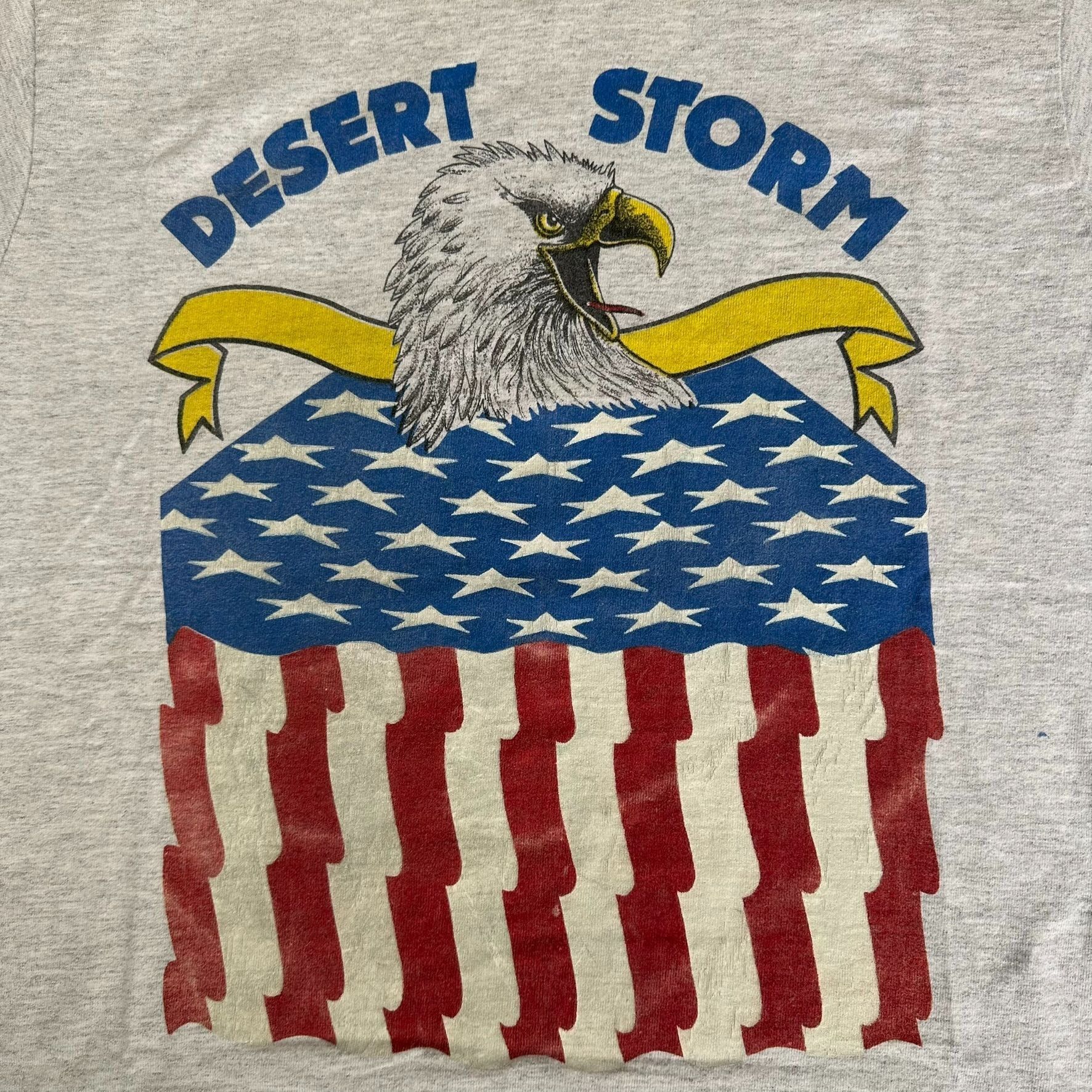 Vintage Vintage 90s Desert Storm T-Shirt USA Single Stitch Military Size US M / EU 48-50 / 2 - 2 Thumbnail