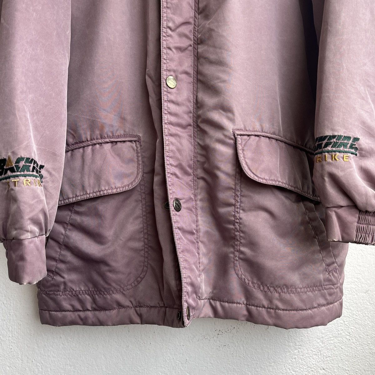 Vintage VINTAGE BACKFIRE MILLS AMERICAN LEAGUE BLUE BOWL JACKET Size US L / EU 52-54 / 3 - 12 Thumbnail