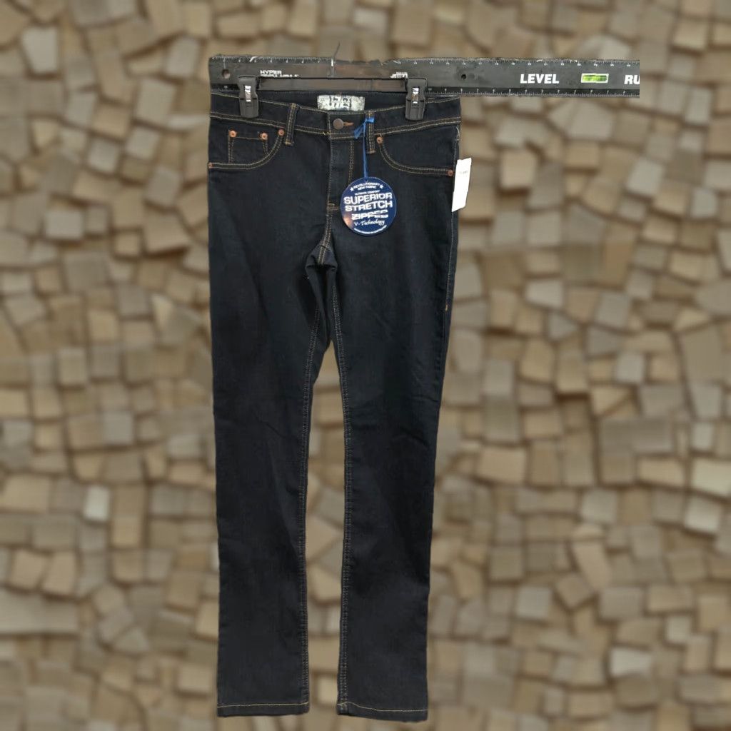 Vintage 17/21 Skinny Jeans Size 6 Womens Dark Wash Blue Jeans Size 28" / US 6 / IT 42 - 1 Thumbnail