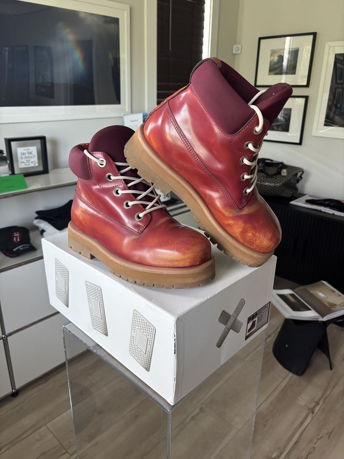 PDF PDF STRADA LOW SPRAY LEATHER BOOTS BAROLO Size US 12 / EU 45 - 6 Thumbnail