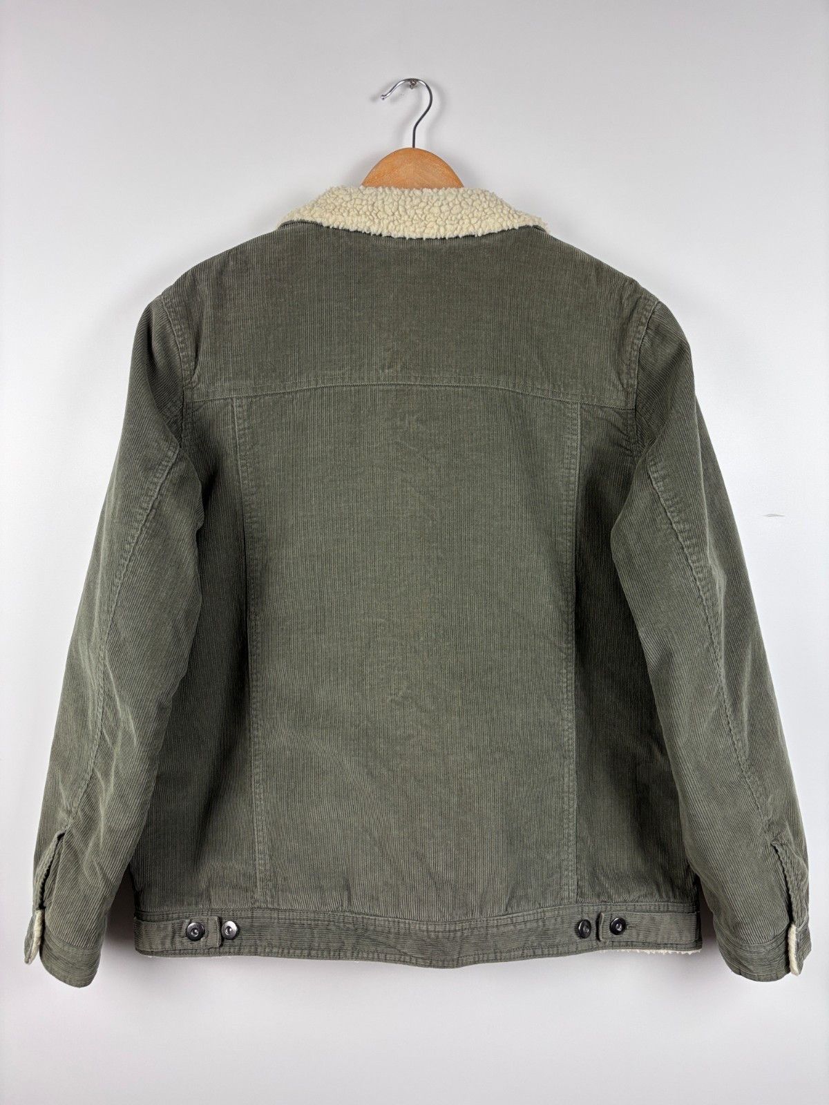 Cotton Traders Mens Cotton Traders Corduroy Sherpa Jacket Green Size XL Size US XL / EU 56 / 4 - 5 Thumbnail