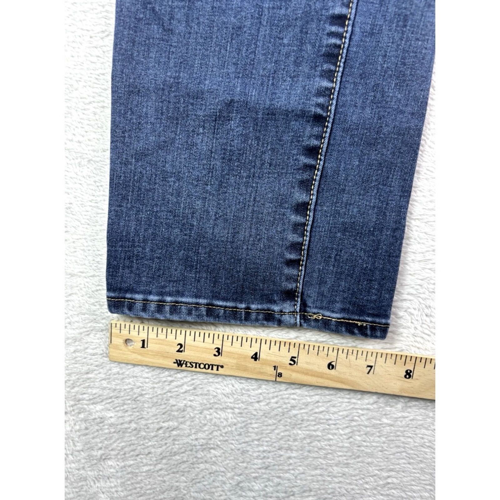 Denizen DENIZEN Jeans Women Mid Rise Straight Leg Stretch Sculpt 16s 16 Regular Blue Denim 5-Pocket City Vintage: No Size 38" / US 16 / IT 52 - 5 Thumbnail