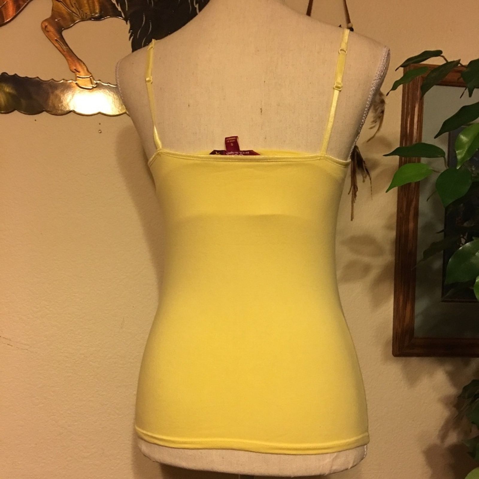 Other SO brand yellow BIB soft stretchy tank came NWOT S Size S / US 4 / IT 40 - 3 Thumbnail