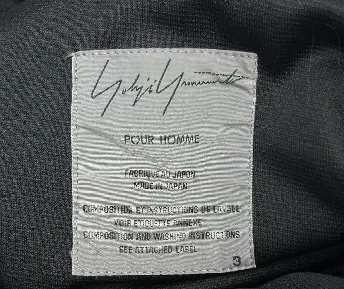 Yohji Yamamoto Yohji Yamamoto 03SS Number Embroidery Blazer Size 42L - 7 Thumbnail