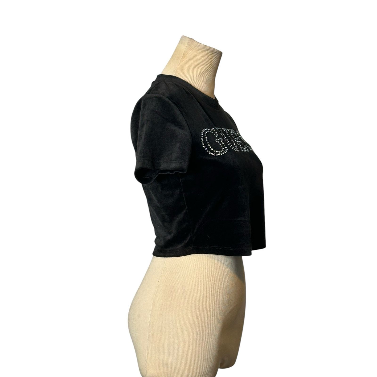 Guess Guess rhinestones front logo short sleeves t-shirt size XS Size XS / US 0-2 / IT 36-38 - 9 Thumbnail