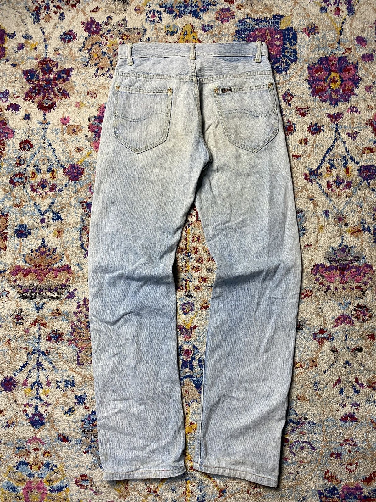 Lee × Vintage Vintage Lee MR Slim Straight Rindem Was Jeans W28 Size US 28 / EU 44 - 2 Thumbnail