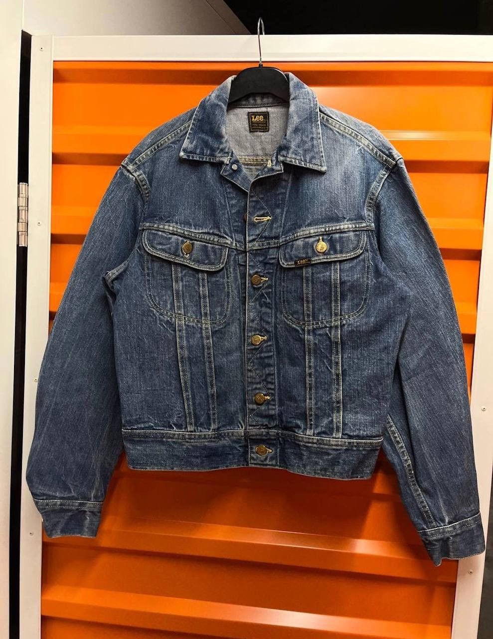 image of 80’S Sanforized Vintage Lee Denim Jacket Made In Usa, Men's (Size Medium)