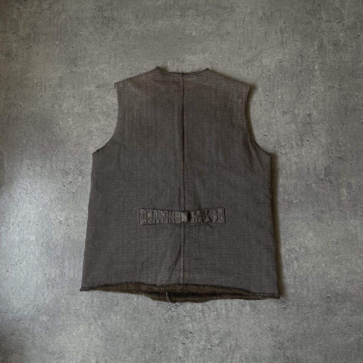 Japanese Brand × Kapital × Kapital Kountry Kapital Boa Gray Faded Fleece Lined Concho Button Vest Size US L / EU 52-54 / 3 - 5 Thumbnail