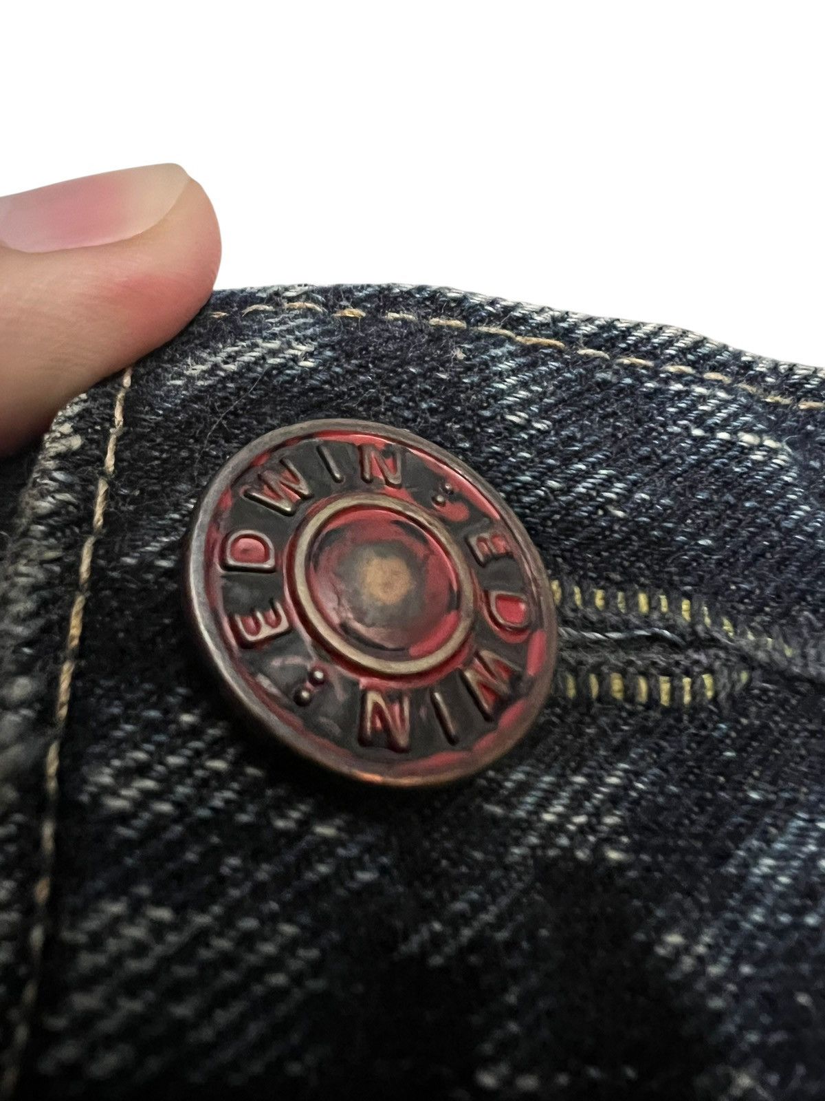 Edwin Vintage Edwin 503 Blue Trip Distress Jean Size US 32 / EU 48 - 10 Thumbnail