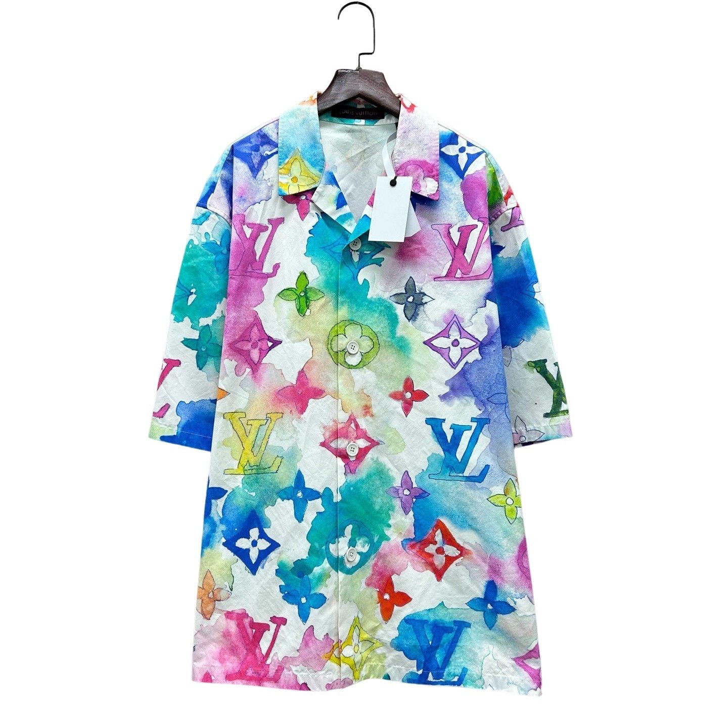 Louis Vuitton Louis Vuitton Watercolor Monogram Shirt Size L Size US L / EU 52-54 / 3 - 1 Thumbnail