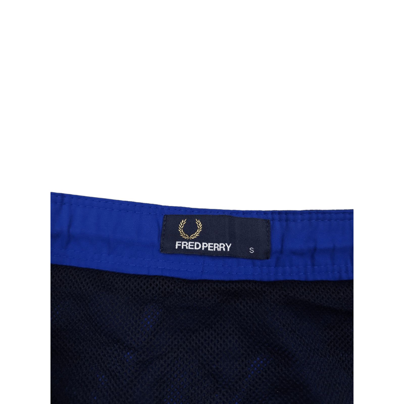 Fred Perry × Vintage 💎 Size S Shorts Logo Blue Trunks Swimwear Y2K 00s Nike Size US 30 / EU 46 - 5 Thumbnail