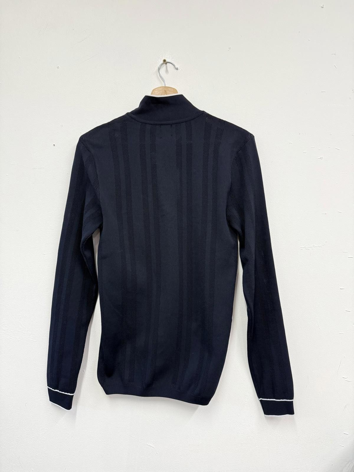 River Island River Island Navy Muscle Fit Half Zip Sweater Size S Size US S / EU 44-46 / 1 - 4 Thumbnail