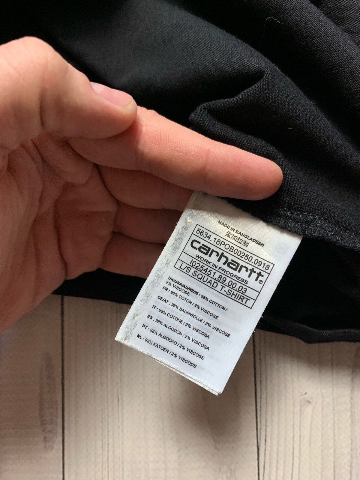 Carhartt Wip × Vintage Carhartt wip vintage long sleeve tee Size L Size US L / EU 52-54 / 3 - 5 Thumbnail