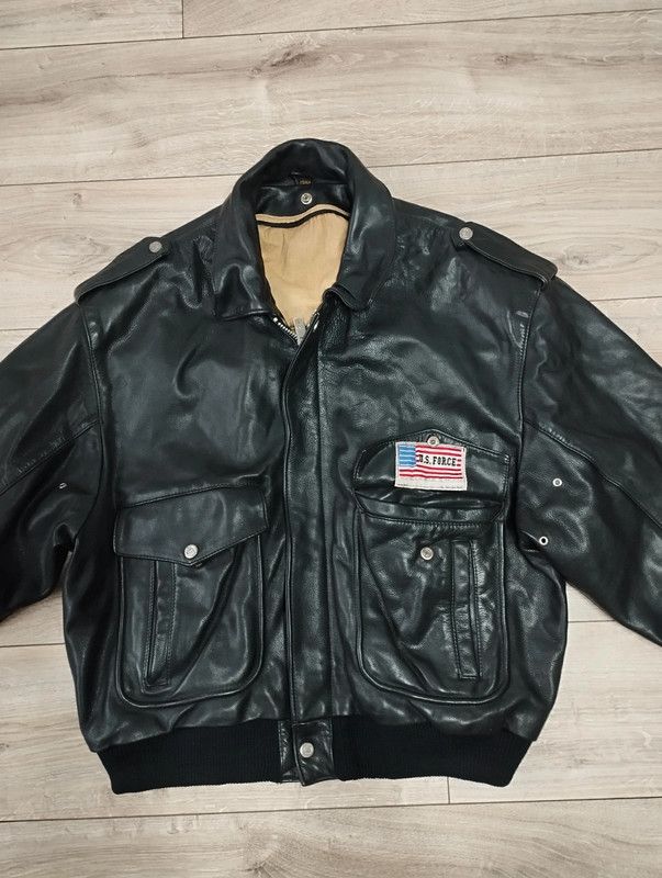 Vintage Air Force Aviator vintage leather jacket size 56 Size US XL / EU 56 / 4 - 2 Thumbnail