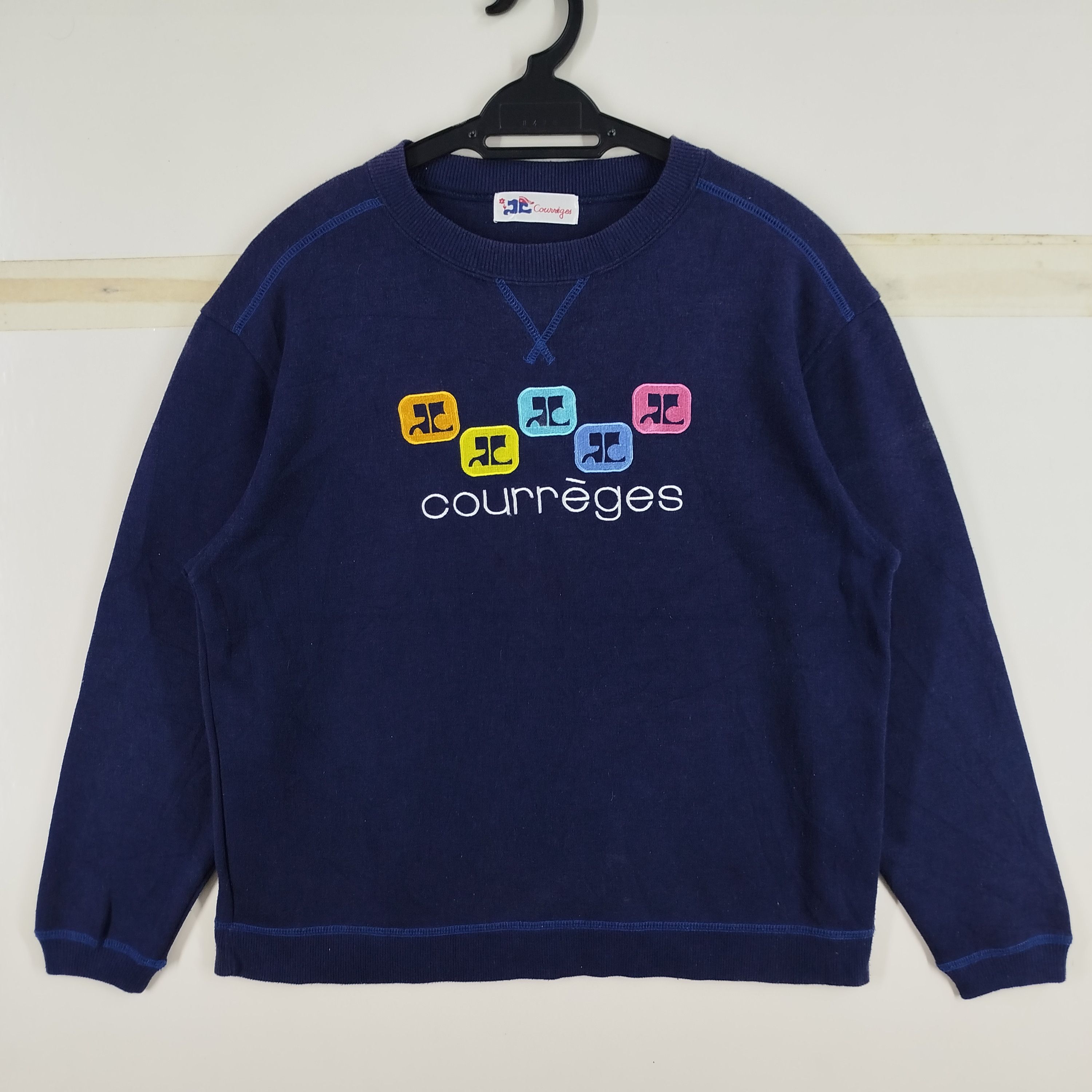 Courreges × Designer Courreges Embroidery Logo Big Spell Out Size S / US 4 / IT 40 - 1 Thumbnail