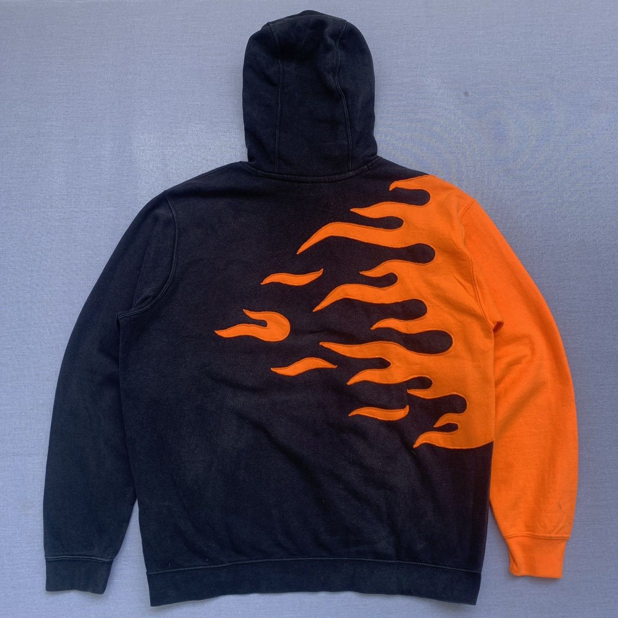 Nike crazy✨ Nike flame reworked hand Hoodie Size US XL / EU 56 / 4 - 4 Thumbnail